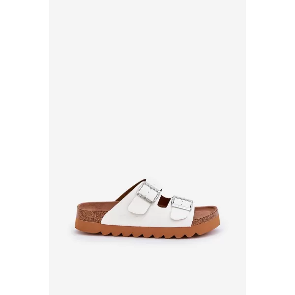 Дамски чехли BIG STAR LL274480 WHITE Big Star Shoes 