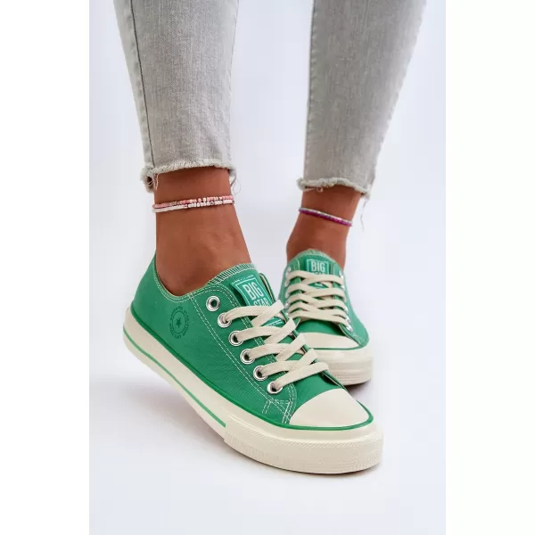  Дамски маратонки BIG STAR NN274240 GREEN Big Star Shoes 