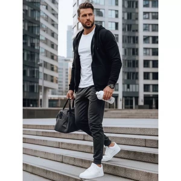  Мъжки панталон DSTREET UX4123 ТЪМНО СИВО 