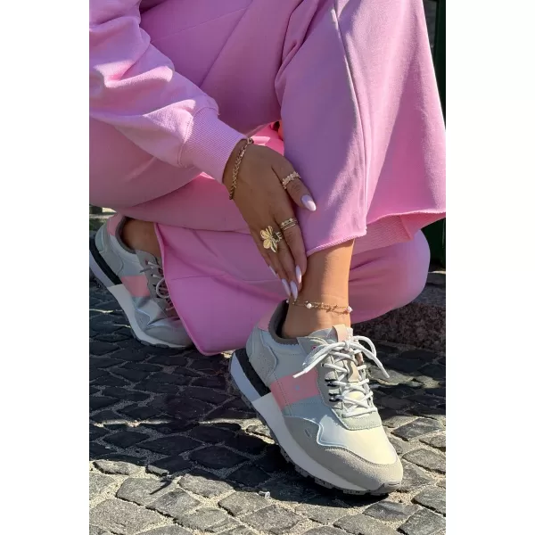  Дамски маратонки BIG STAR RR274243 PINK/GREY Big Star Shoes 