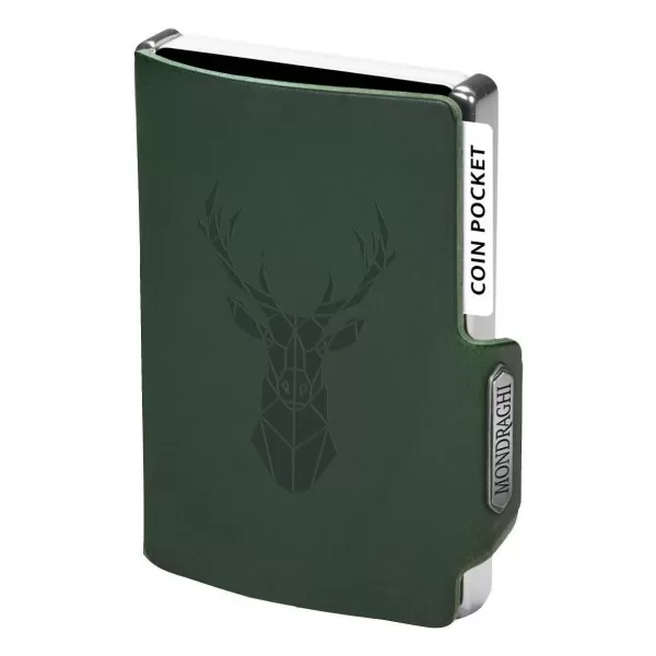  Портфейл MONDRAGHI Silhouette Modern Deer ЗЕЛЕНО 