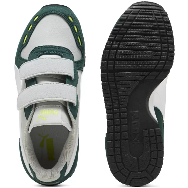  Детски обувки PUMA CABANA RACER SL 20 V PS 383730-19 СВЕТЛО СИВО/БЯЛО/ТЪМНО МИРТА 