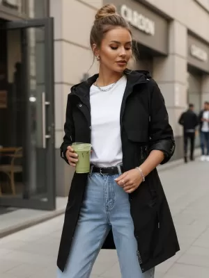 Дамско яке DSTREET TY5554 ЧЕРЕН