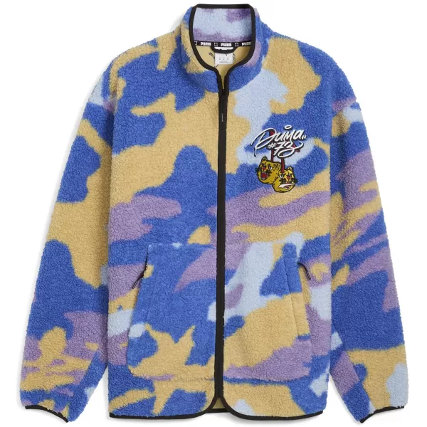  Мъжко яке PUMA DYLAN POLAR FLEECE JACKET 632826-01 ПЛАТНО/АОП 