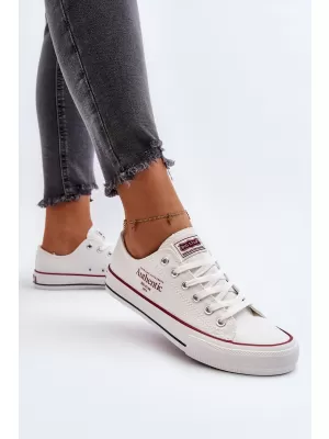 Дамски маратонки BIG STAR NN274235 WHITE Big Star Shoes