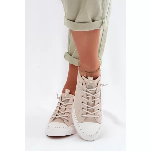  Дамски маратонки BIG STAR TT274387 BEIGE Big Star Shoes 