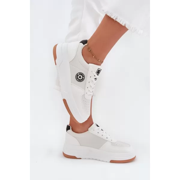  Дамски маратонки BIG STAR RR274572 WHITE Big Star Shoes 