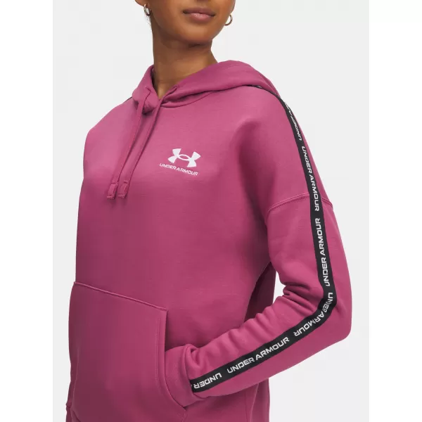  Дамски суичър UNDER ARMOUR ICON FLEECE TAPED HDY 6003708-659 ЧЕРВЕНО 