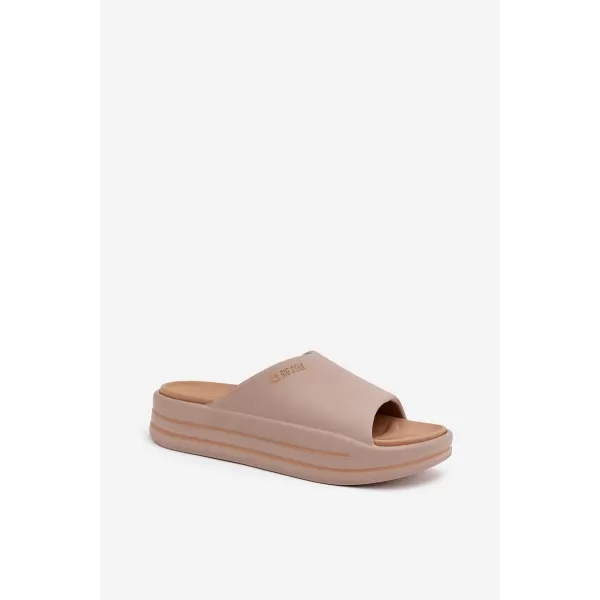  Дамски чехли BIG STAR SS274424 BEIGE Big Star Shoes 
