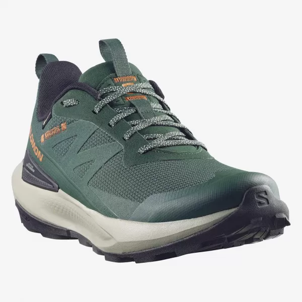  Мъжки обувки SALOMON ELIXIR ACTIV GTX L49229800 СКАРАБЕЙ/ЗЕЛЕНИ ФРОНТОНИ/ЧИЛИ 