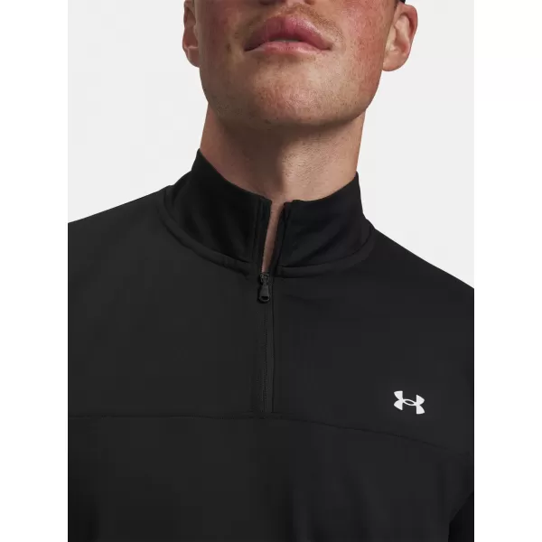  Мъжка тениска UNDER ARMOUR T2G 1/4 ZIP 6010129-001 ЧЕРЕН 