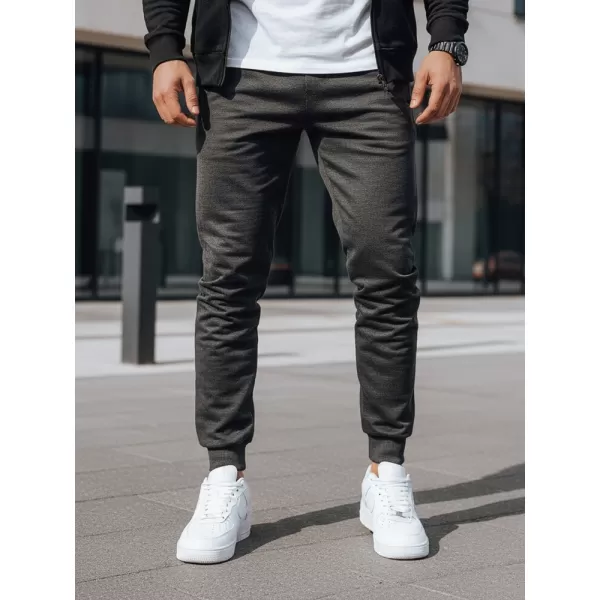  Мъжки панталон DSTREET UX4123 ТЪМНО СИВО 