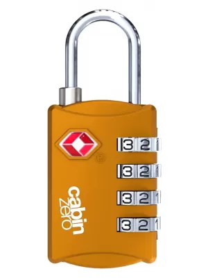 Заключване CABINZERO TSA Travel Lock ПОРТОКАЛОВ ХЛАД