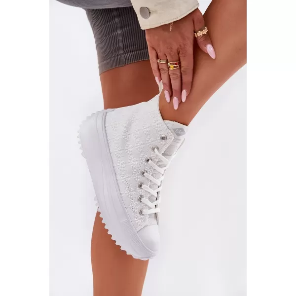  Дамски кецове LEE COOPER LCW-25-31-3461L ЧЕРЕН 