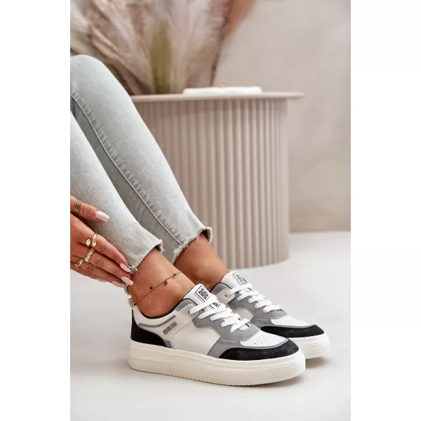  Дамски маратонки BIG STAR OO274028 WHITE Big Star Shoes 