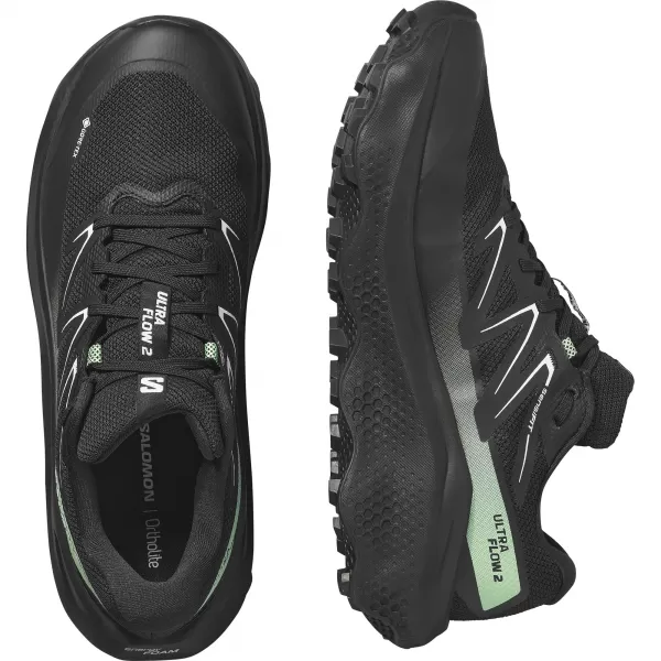  Мъжки обувки SALOMON ULTRA FLOW 2 GTX L47981400 ЧЕРНО/ЧЕРНО/ПАТИНИРАНО ЗЕЛЕНО 
