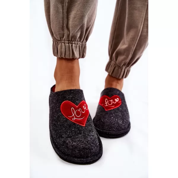  Дамски чехли BIG STAR KK276019 BLACK/RED Big Star Shoes 
