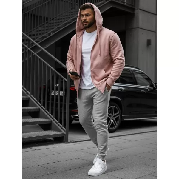  Мъжки суичър DSTREET BX4834 РОЗОВО 