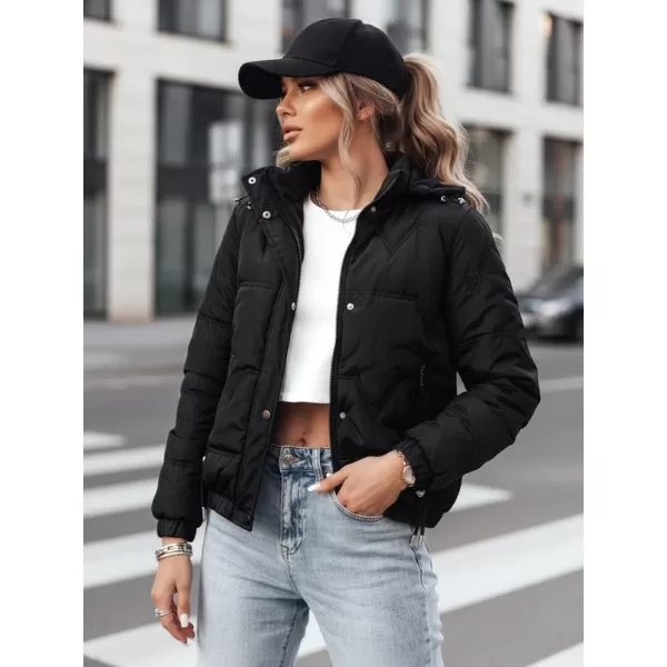  Дамско яке DSTREET TY4175 ЧЕРЕН 