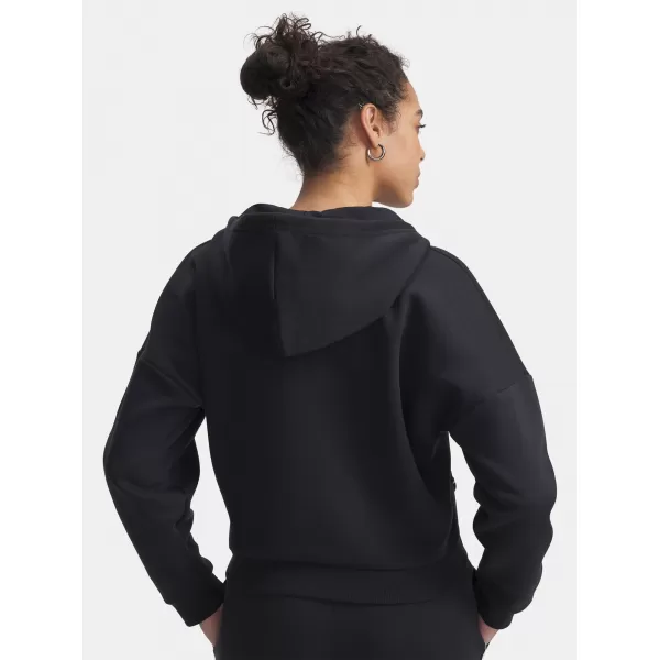 Дамски суичър UNDER ARMOUR RIVAL FLC PIPED HZ HOODIE 6003707-005 ЧЕРЕН 