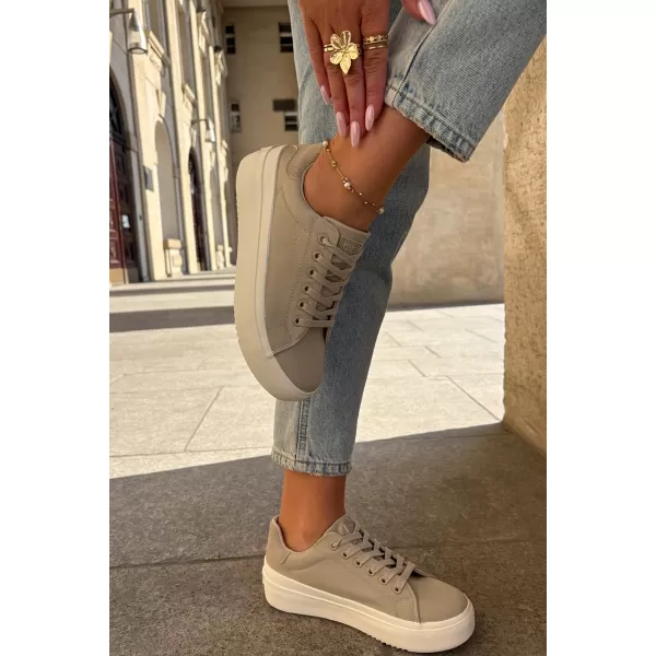  Дамски маратонки BIG STAR RR274465 BEIGE Big Star Shoes 