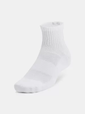 Чорапи UNDER ARMOUR UNISEX UA TC QTR (3 PÁRY) 1386372-100 БЯЛО