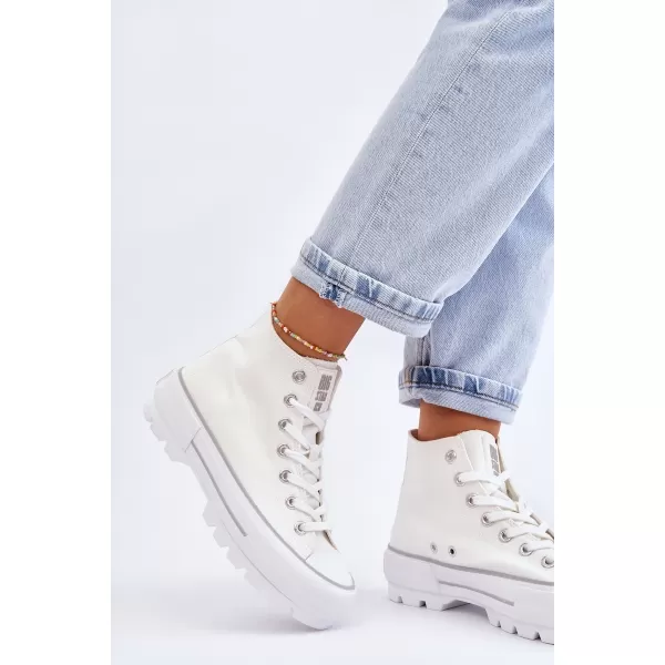  Дамски маратонки BIG STAR LL274156 WHITE Big Star Shoes 