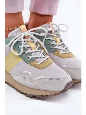 Дамски обувки BIG STAR RR274244 YELLOW/GREY Big Star Shoes