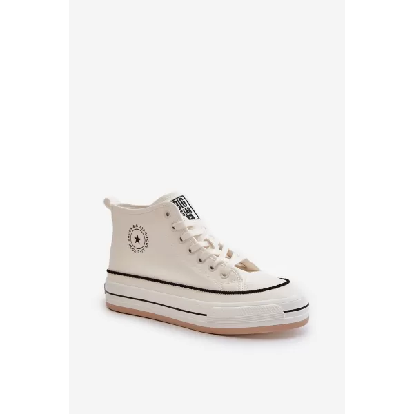 Дамски маратонки BIG STAR OO274061 WHITE Big Star Shoes 