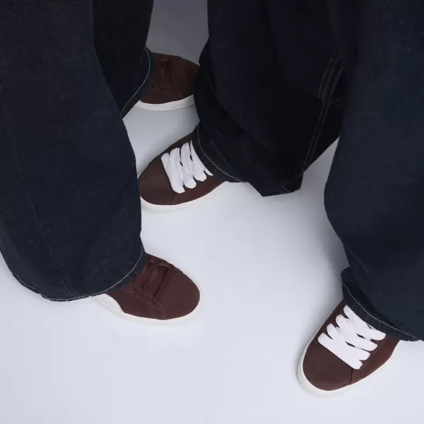  Ботуши PUMA SUEDE CLASSIC 399781_34 CHOCOLATE BROWN/ ШОКОЛАДОВО КАФЯВО/ПУМА БЯЛО 