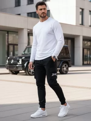 Мъжки панталон DSTREET UX4161 ЧЕРЕН