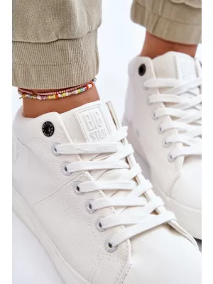 Дамски маратонки BIG STAR LL274002 WHITE Big Star Shoes