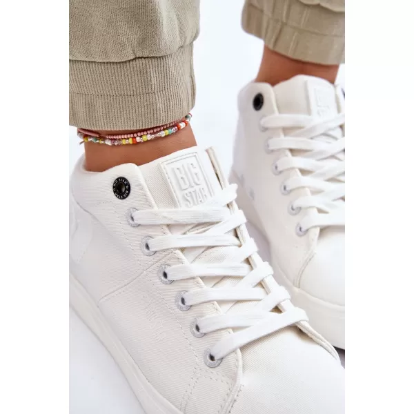  Дамски маратонки BIG STAR LL274002 WHITE Big Star Shoes 