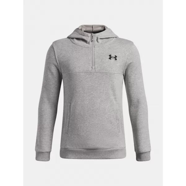  Суичър за момче UNDER ARMOUR UA RIVAL LW 1/4 ZIP HOODIE 6009316-011 СИВО 