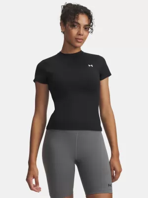 Дамска тениска UNDER ARMOUR MOTION FITTED SS EMEA 6012291-001 ЧЕРЕН