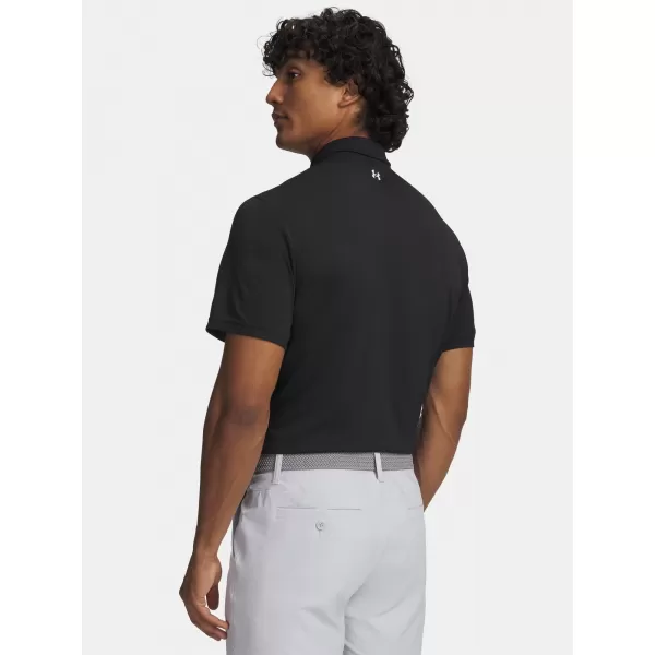  Мъжка тениска UNDER ARMOUR T2G PIQUE POLO 6012303-001 ЧЕРЕН 