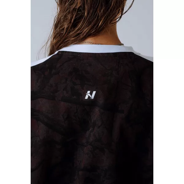 Тениска със свободна кройка POWER 894 DARK BROWN CAMO Nebbia 