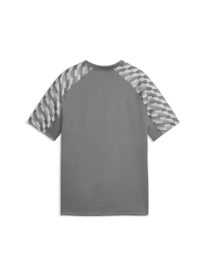 Детска тениска PUMA TEAMLIGA26 JERSEY JR 659723_13 FLAT MEDIUM GRAY/ ПЛОСКО СРЕДНО СИВО/ПУМА БЯЛО