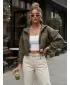 Дамско яке DSTREET TY4210 ЗЕЛЕНО