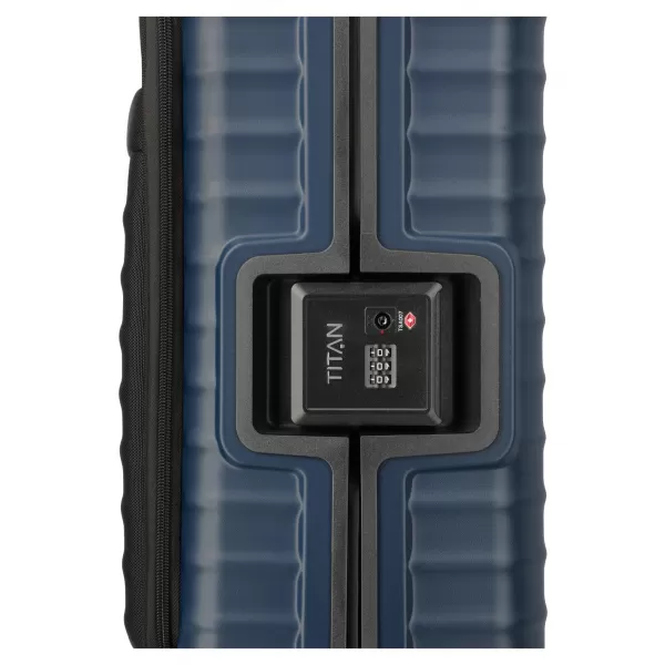  Бордов куфар TITAN Overseas S Front pocket СРЕДНОЩНО СИНЬО 