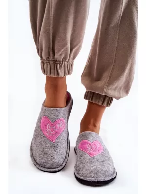 Дамски чехли BIG STAR KK276020 GREY/PINK Big Star Shoes
