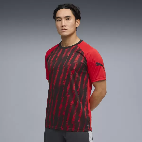  Мъжка функционална тениска PUMA INDIVIDUALLIGA GRAPH JERSEY 660578_01 ПУМА ЧЕРВЕНО/ПУМА БЯЛО 
