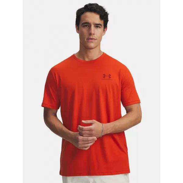  Мъжка тениска UNDER ARMOUR UA M SPORTSTYLE LC SS 1326799-842 ОРАНЖЕВО 