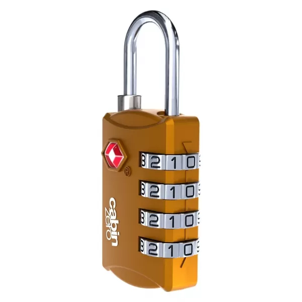  Заключване CABINZERO TSA Travel Lock ПОРТОКАЛОВ ХЛАД 