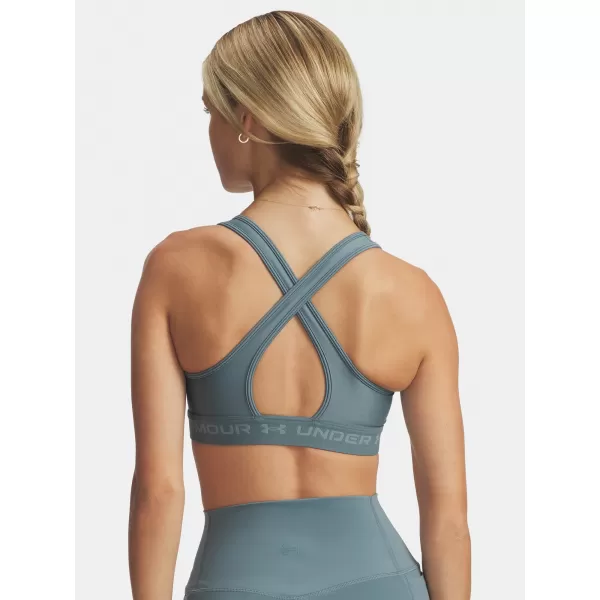  Дамски сутиен UNDER ARMOUR CROSSBACK MID BRA 1361034-587 СИНЬО 