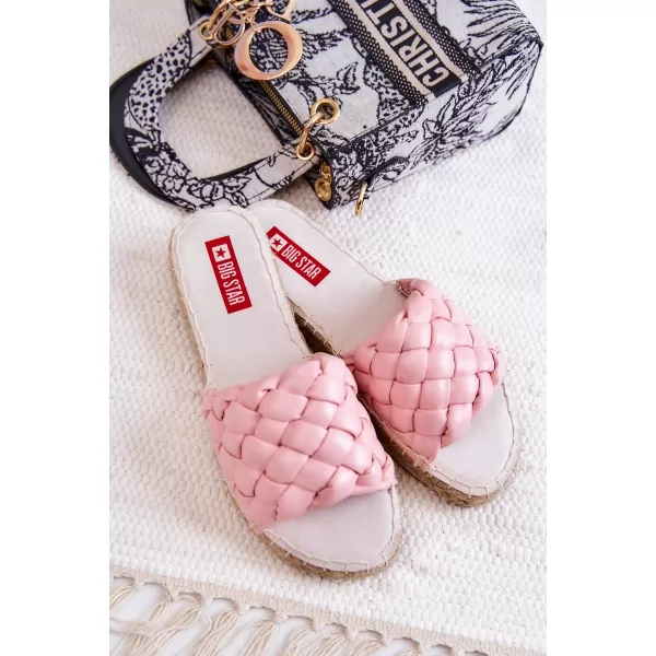  Дамски чехли BIG STAR JJ274921 PINK Big Star Shoes 
