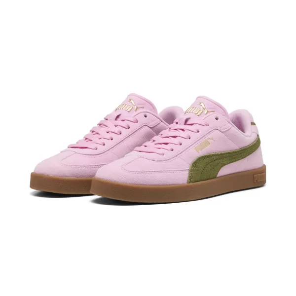  Ботуши PUMA CLUB II ERA SUEDE 400717_31 РОЗОВ БЛЯСЪК/МАСЛИНЕНОЗЕЛЕН 