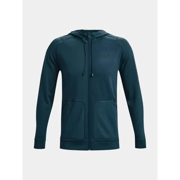  Мъжки суичър UNDER ARMOUR RUSH ALL PURPOSE FZ HD СИНЬО 