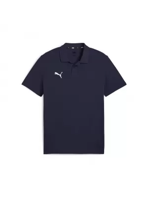 Мъжка тениска с яка PUMA TEAMGOAL CASUALS POLO 658605_06 PUMA NAVY/PUMA БЯЛО
