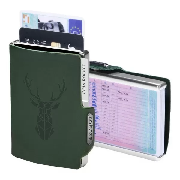  Портфейл MONDRAGHI Silhouette Modern Deer ЗЕЛЕНО 
